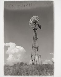 Windmill on Stony Point Rd. and Railroad Ave, Cotati, California, 1937 (Digital Object)