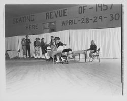 French cafe sketch in the Skating Revue of 1957, Santa Rosa, California, April, 1957 (Digital Object)