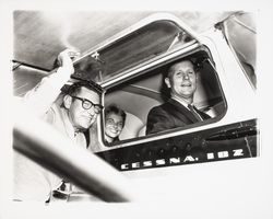 Hugh Codding and passengers of a Cessna 182, Santa Rosa, California, 1960 (Digital Object)