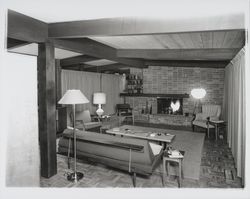 Living room in home of Hope Washburn, Santa Rosa, California, 1958 (Digital Object)
