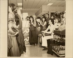 Belly dancers at Sears opening festivities, Santa Rosa, California, 1980 (Digital Object)
