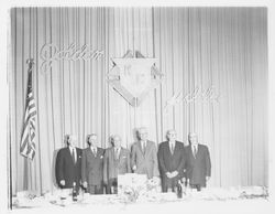 Groups at Knights of Columbus golden jubilee dinner, Santa Rosa, California, 1958 (Digital Object)